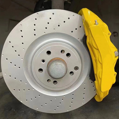 6 Zuiger Gele Remklauwen Mercedes Met Hoge Carbon Rotors