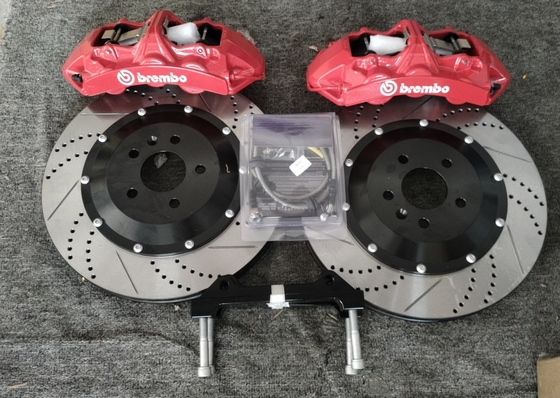 Rode Auto Remklauw Kits Met 380 MM Schijven Fit Voor Audi A4B9 R19 Brembo GT6