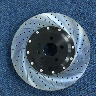 380x36mm de Schijf van de Prestatiesrem wijzigde het Innovatieve Stootkussen van Metallurgiedalingen klikt