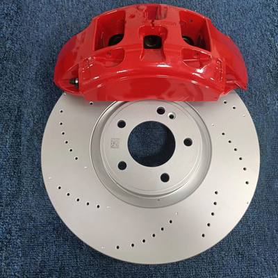 Grote 6 die Zuiger van Front Modified AMG Monoblock Mercedes Red Brake Calipers High Macht tegenhoudt
