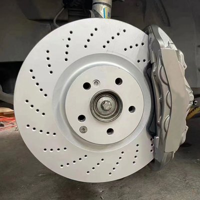 6 pot Monoblock Gesmede Mercedes Brake Caliper With 345mm Rotoren