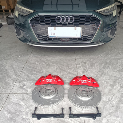 Audi A5 Upgrade Auto Remklauw Kit 6 Grote Pot Rode Kleur Monoblock Calper