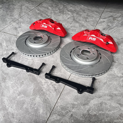 Audi A5 Upgrade Auto Remklauw Kit 6 Grote Pot Rode Kleur Monoblock Calper
