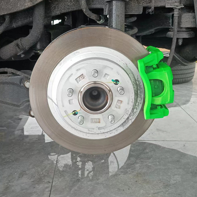 Monoblock Kia K5 Remklauw 6 Zuiger Remklauwen Groene Kleur