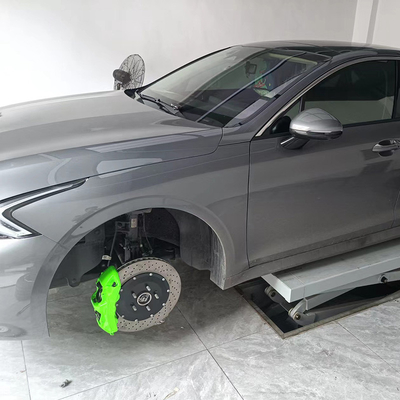 Monoblock Kia K5 Remklauw 6 Zuiger Remklauwen Groene Kleur