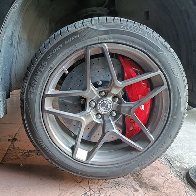 Auto Modificatie 10 Zuiger Remklauwen Carbon Keramische Schijven Voor Honda UR-V