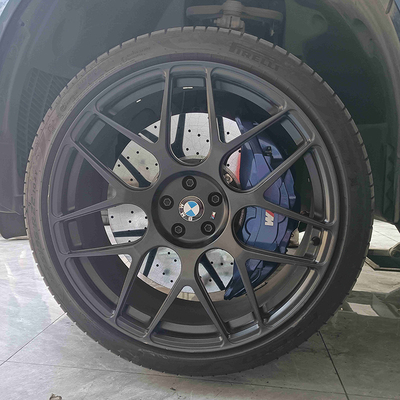 Aluminium BMW X5 remklauw groot formaat 10 zuiger remklauwen 420 mm koolstofkeramische schijven