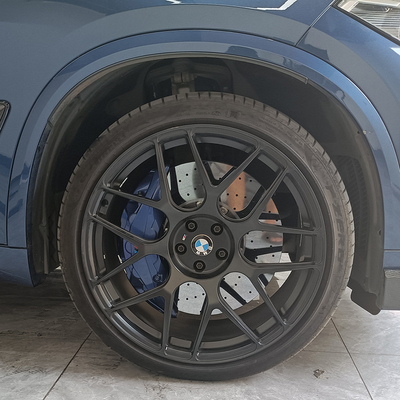 Aluminium BMW X5 remklauw groot formaat 10 zuiger remklauwen 420 mm koolstofkeramische schijven